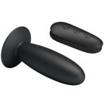 MR PLAY - ANAL PLUG WITH VIBRATION BLACK REMOTE CONTROL - imagine 3