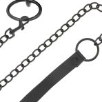 DARKNESS - BLACK NECKLACE WITH CHAIN - imagine 4