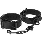 DARKNESS - WIDE THIN TEXTURED HANDCUFFS - imagine 2
