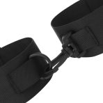 DARKNESS - BLACK NYLON ANKLE CUFFS - imagine 4