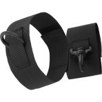 DARKNESS - BLACK NYLON ANKLE CUFFS - imagine 5