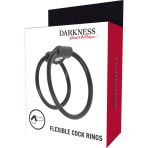 DARKNESS - ENHANCING DUO PENIS RINGS. - imagine 4