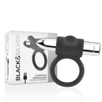 BLACKSILVER - CAMERON RECHARGEABLE RING SILVER - imagine 2