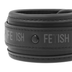 FETISH SUBMISSIVE - VEGAN LEATHER ANKLE CUFFS WITH NOPRENE LINING - imagine 3