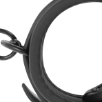 FETISH SUBMISSIVE - SET OF HAND AND ANKLE HANDCUFFS WITH NOPRENE LINING - imagine 5