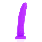 DELTA CLUB - TOYS LILAC DILDO MEDICAL SILICONE 20 CM -O- 4 CM - imagine 5