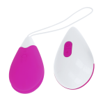 OHMAMA - TEXTURED VIBRATING EGG 10 MODES PURPLE AND WHITE - imagine 2