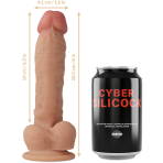 CYBER SILICOCK - STRAP-ON MAGNUS LIQUID SILICONE WITH 3 RINGS FREE 20.5 CM -O- 4.1 CM - imagine 5