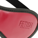 FETISH SUBMISSIVE DARK ROOM - VEGAN LEATHER MASK WITH NEOPRENE LINING - imagine 3