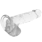 X RAY - HARNESS + CLEAR COCK WITH BALLS 20 CM -O- 4.5 CM - imagine 3