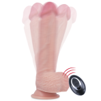 ROCKARMY - HARNESS + LIQUID SILICONE VIBRATOR PREMIUM APACHE REMOTE CONTROL 20.5 CM -O- 4.62 CM - imagine 5