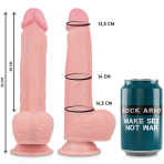 ROCKARMY - HARNESS + LIQUID SILICONE VIBRATOR PREMIUM APACHE REMOTE CONTROL 20.5 CM -O- 4.62 CM - imagine 4