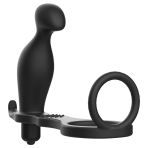 ADDICTED TOYS - ANAL PLUG WITH BLACK SILICONE RING 12 CM - imagine 2